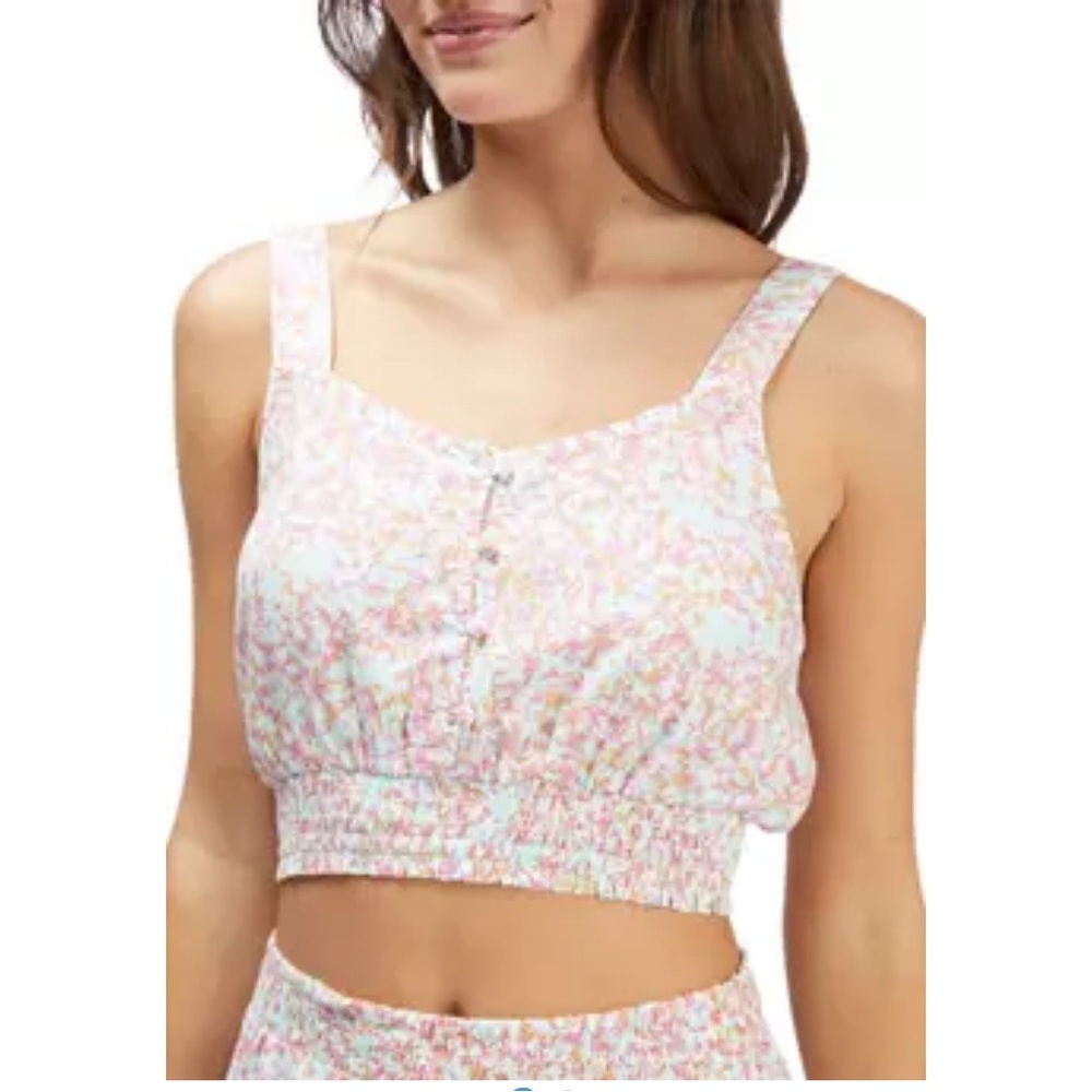 Roxy Sea Fog Strappy Tank Top Size XL NWT